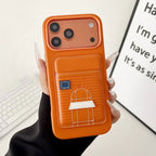 Pink Hermès iPhone 18 Pro Max Case with Card Slot – Luxury Leather Hermes Phone Case