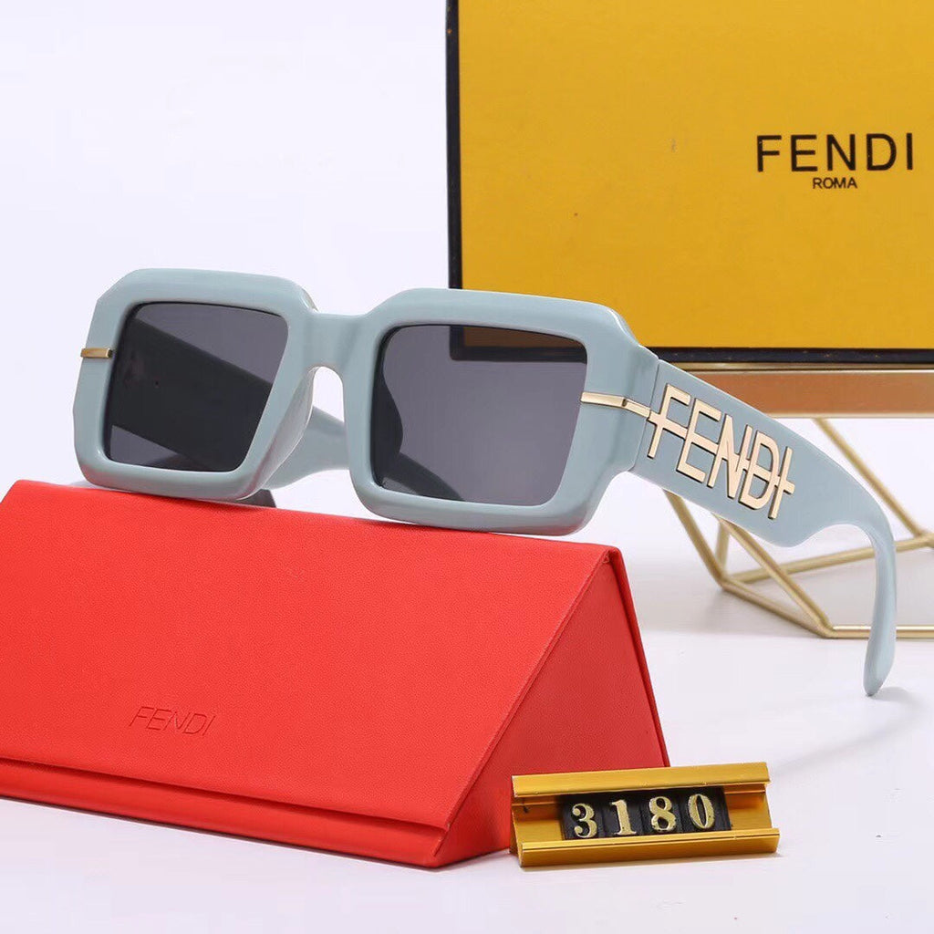 FENDI Small Square Logo Sunglasses | Luxury Eyewear