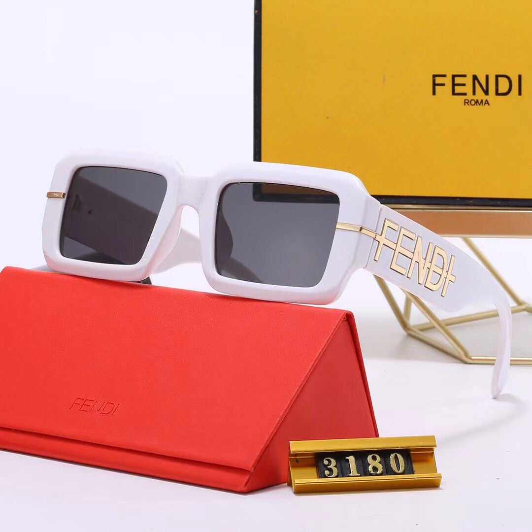 FENDI Small Square Logo Sunglasses | Luxury Eyewear