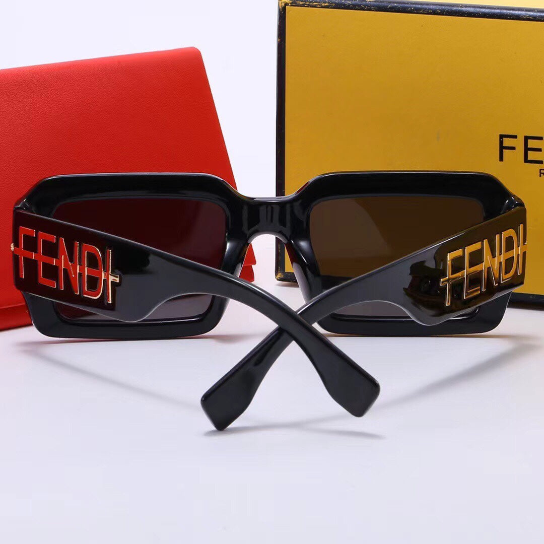 FENDI Small Square Logo Sunglasses | Luxury Eyewear
