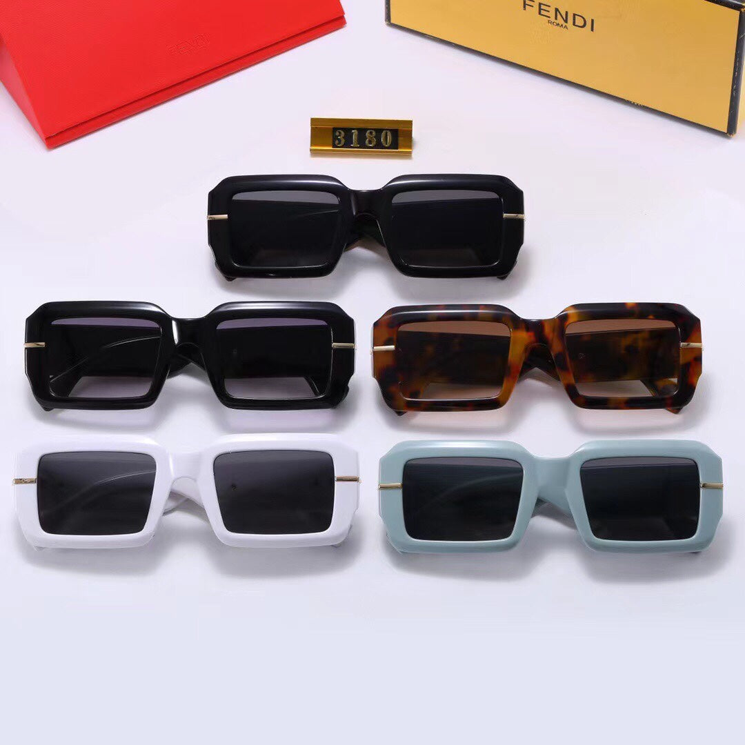 FENDI Small Square Logo Sunglasses | Luxury Eyewear