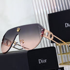 Dior Oversized Shield Polarized Sunglasses
