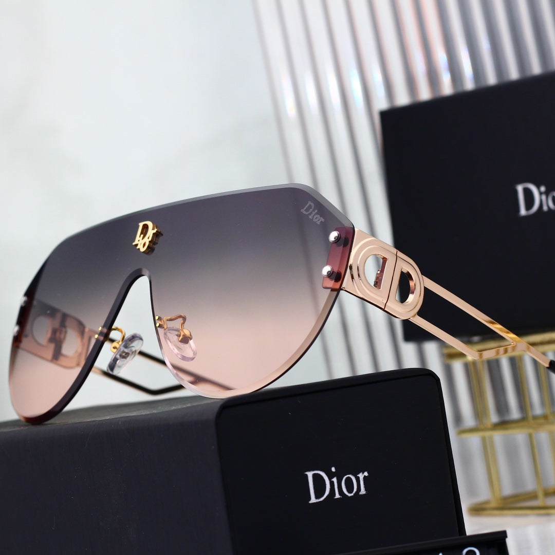 Dior Oversized Shield Polarized Sunglasses