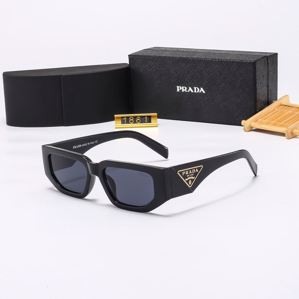 PRADA Geometric Polygonal Blue-Light Sunglasses | Luxury Eyewear
