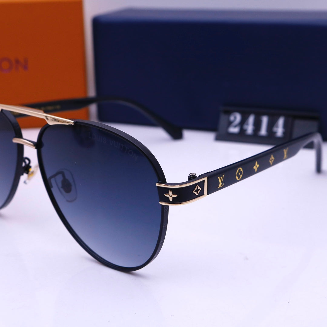 Louis Vuitton LV Double Bridge Aviator Polarized Sunglasses
