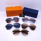 Louis Vuitton LV Double Bridge Aviator Polarized Sunglasses