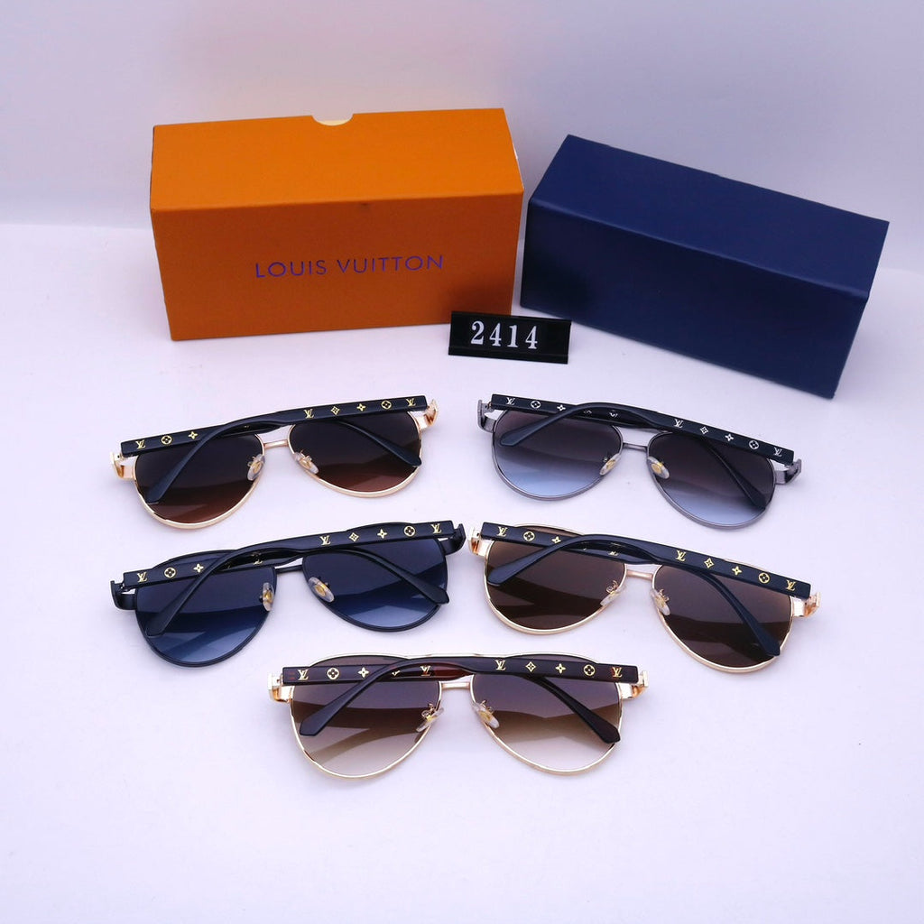 Louis Vuitton LV Double Bridge Aviator Polarized Sunglasses