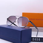 Louis Vuitton LV Double Bridge Aviator Polarized Sunglasses
