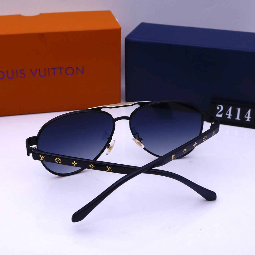 Louis Vuitton LV Double Bridge Aviator Polarized Sunglasses