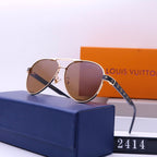 Louis Vuitton LV Double Bridge Aviator Polarized Sunglasses