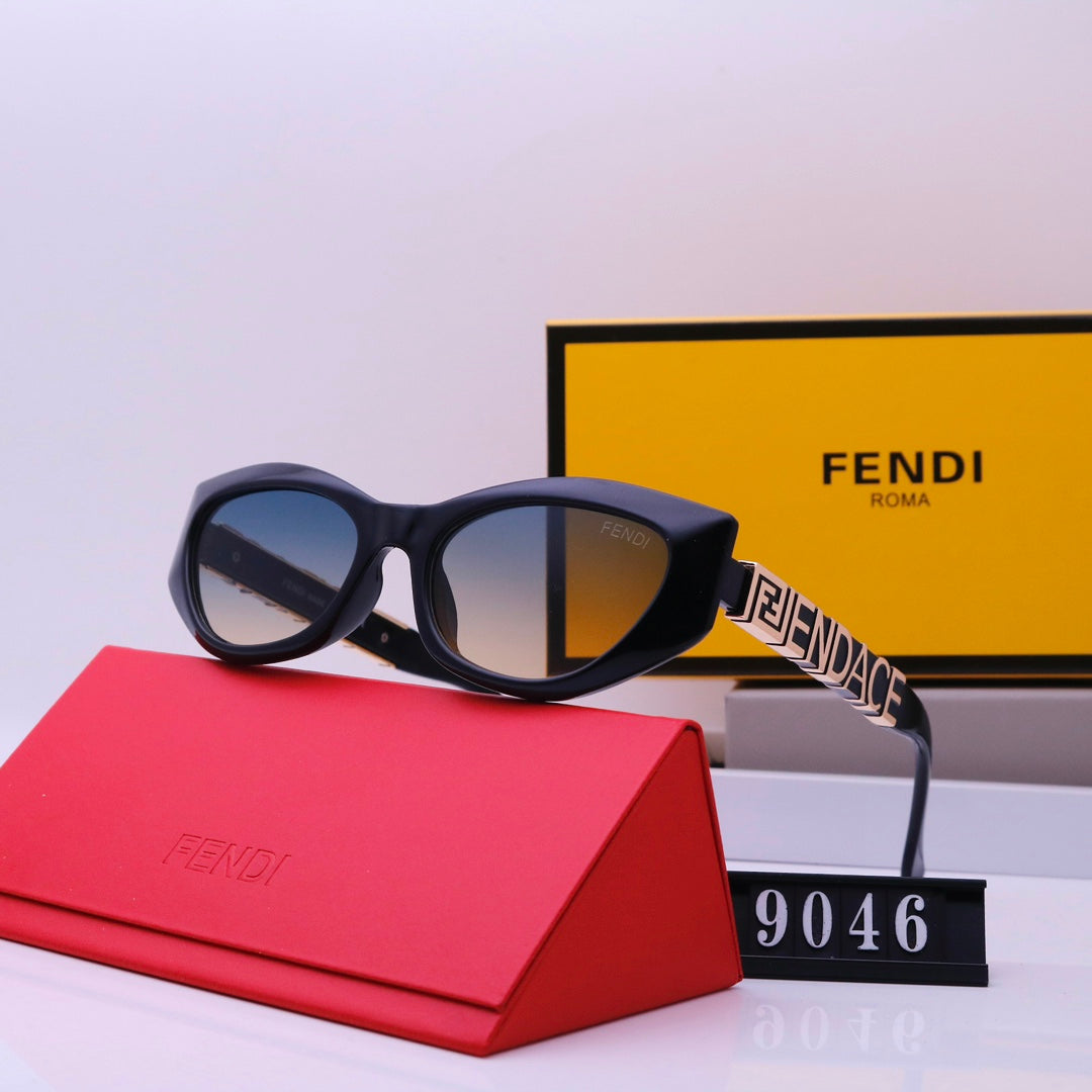Fendi FF Oval Polarized Sunglasses | UV400 Designer Eyewear