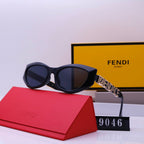 Fendi FF Oval Polarized Sunglasses | UV400 Designer Eyewear