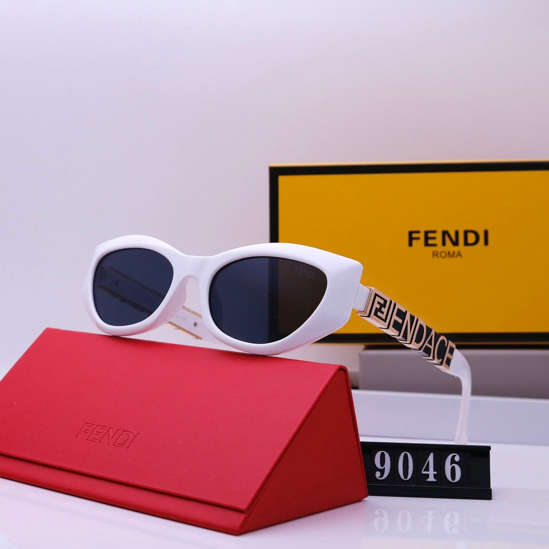 Fendi FF Oval Polarized Sunglasses | UV400 Designer Eyewear
