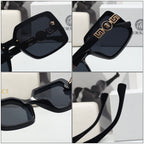 Versace Medusa Oversized Square Polarized Sunglasses