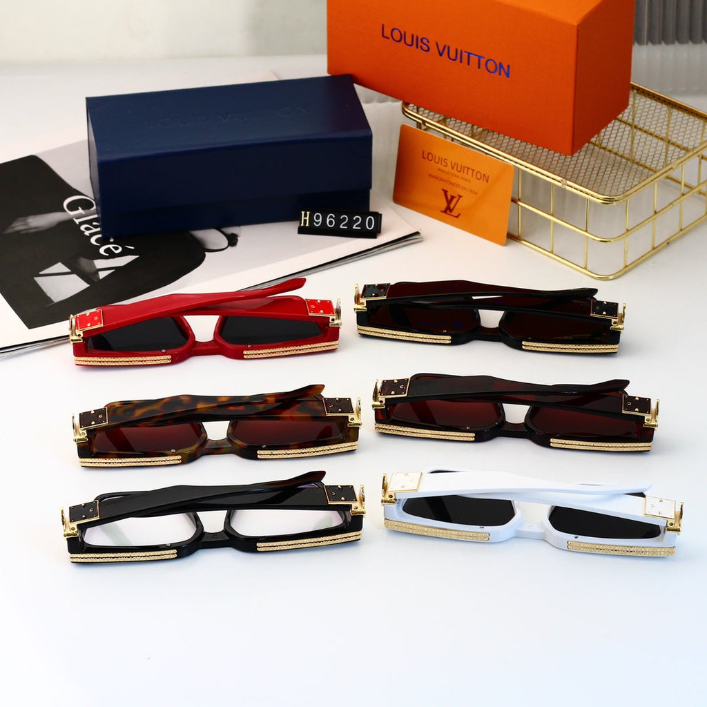 Louis Vuitton Square Polarized Sunglasses | Luxury Designer UV400 Eyewear