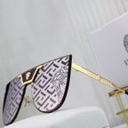 Versace Medusa Oversized Butterfly Polarized Sunglasses