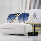 Versace Medusa Oversized Butterfly Polarized Sunglasses