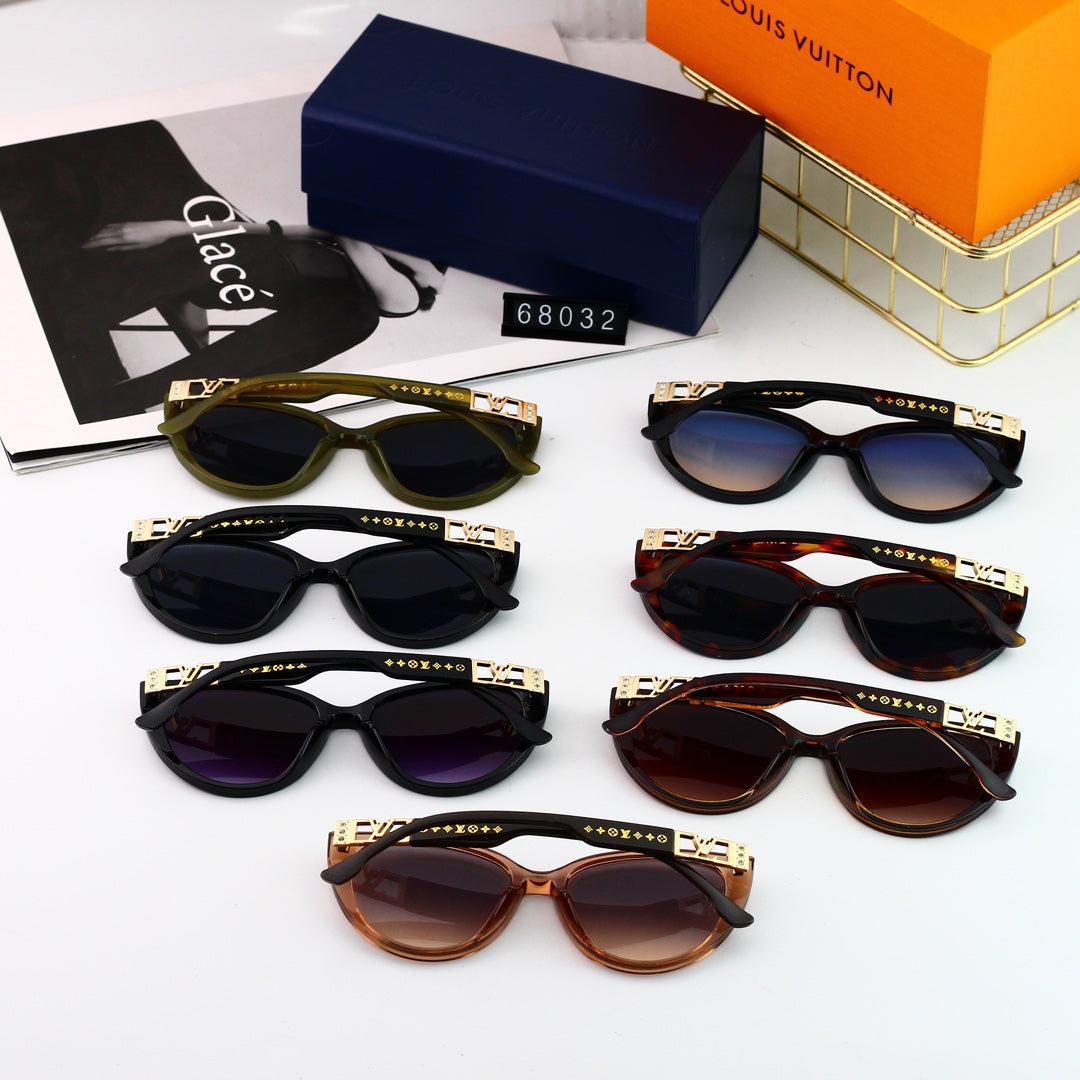 Louis Vuitton Cat-Eye Metal Logo Sunglasses | Luxury UV400 Eyewear
