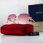 GUCCI Rimless Square Polarized Sunglasses | Luxury UV400 Eyewear