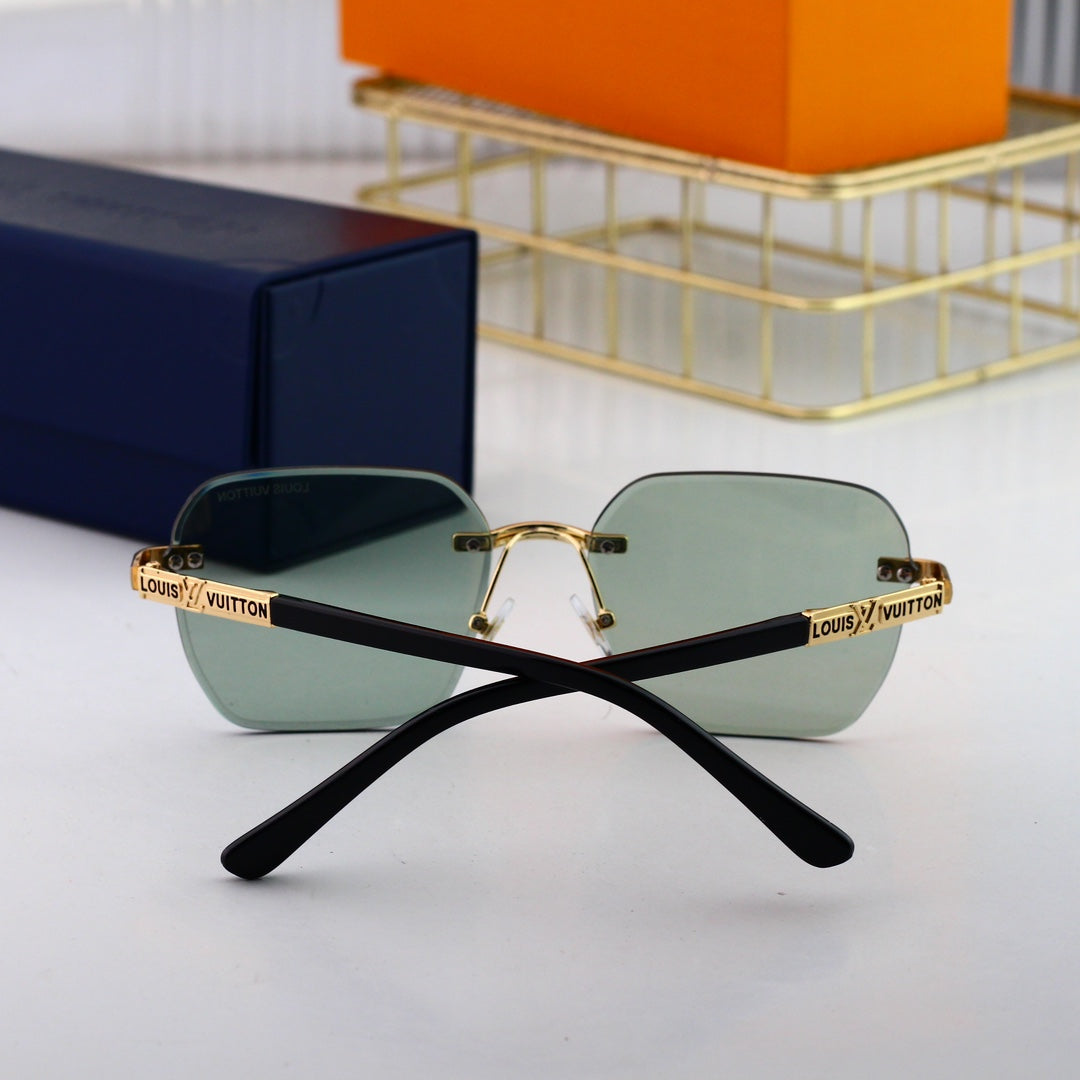 Louis Vuitton Rimless Polarized Sunglasses | Luxury Designer UV400 Eyewear
