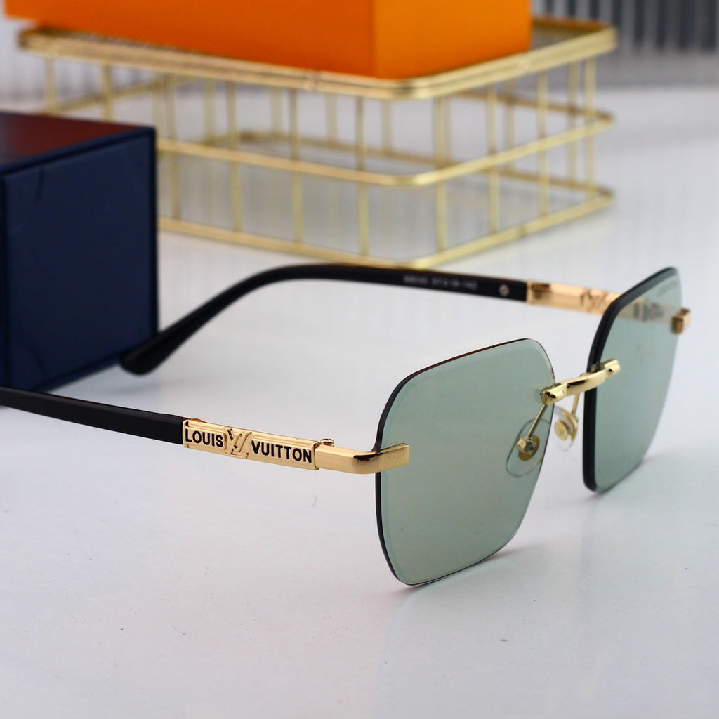 Louis Vuitton Rimless Polarized Sunglasses | Luxury Designer UV400 Eyewear