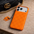Orange Gucci iPhone 18 Pro Max Case Monogram – Luxury Gucci iPhone Case