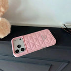 Prada iPhone 18 Pro Max / iPhone 17 Pro Case – Luxury Designer Leather Case Black