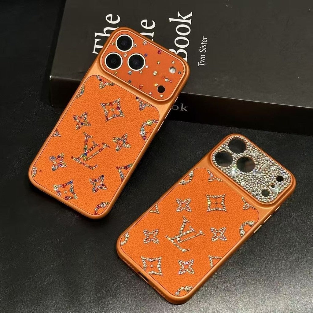 Louis Vuitton iPhone 18 Pro Case – Glitter Crystal Luxury Cover Rhinestone