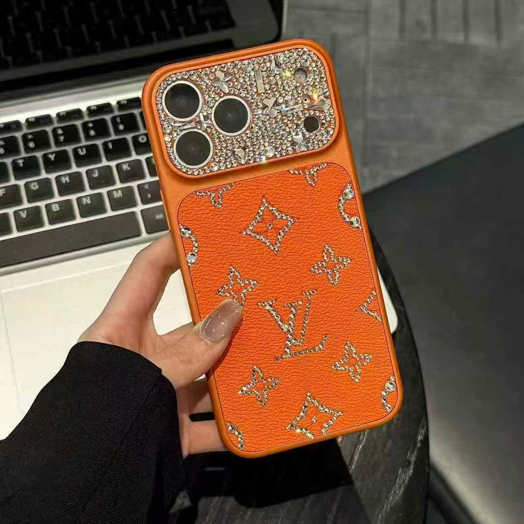 Louis Vuitton Rhinestone iPhone 18 Pro Max Case – Glitter Crystal Luxury Cover