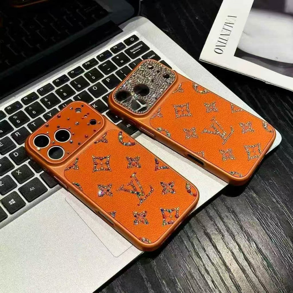 Louis Vuitton iPhone 18 Pro Case – Glitter Crystal Luxury Cover Rhinestone