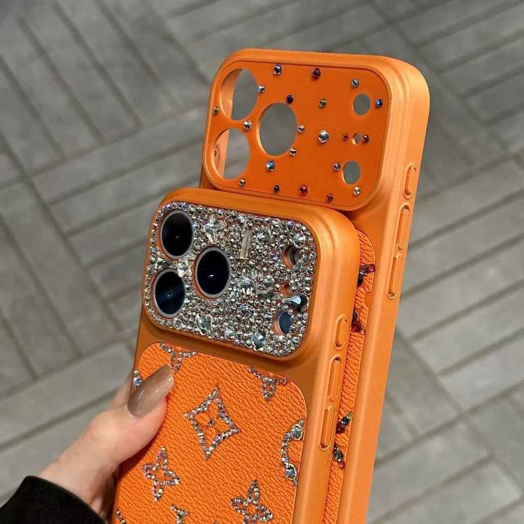 Louis Vuitton Rhinestone iPhone 18 Pro Max Case – Glitter Crystal Luxury Cover