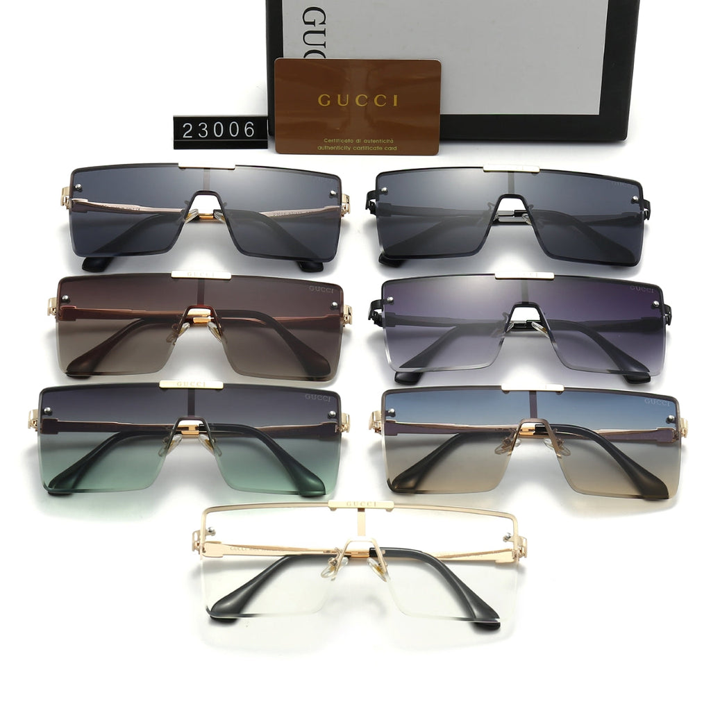 Gucci GG Oversized Square Polarized Sunglasses