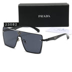 Prada Triangle Logo Square Polarized Sunglasses