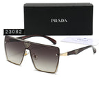 Prada Triangle Logo Square Polarized Sunglasses