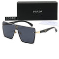 Prada Triangle Logo Square Polarized Sunglasses