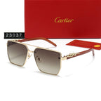 Cartier Double Bridge Rectangular Polarized Sunglasses