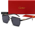 Cartier Double Bridge Rectangular Polarized Sunglasses
