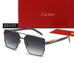 Cartier Double Bridge Rectangular Polarized Sunglasses