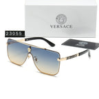 Versace Medusa Oversized Aviator Polarized Sunglasses