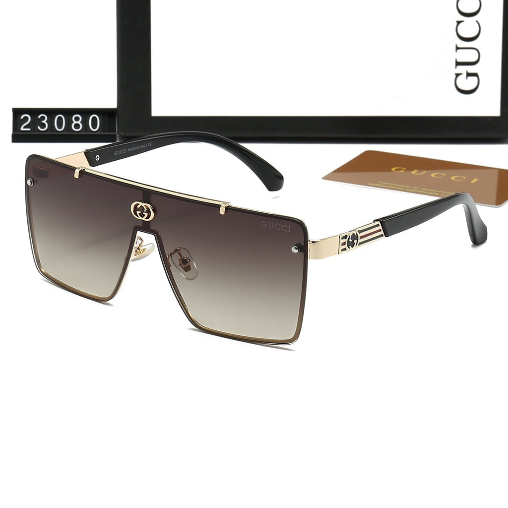 Gucci GG Oversized Square Polarized Sunglasses