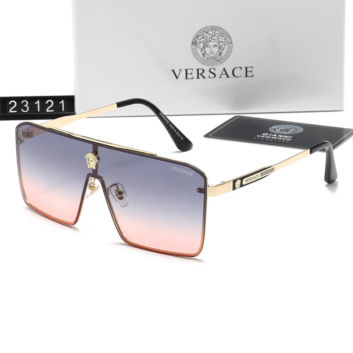 Versace Medusa Polarized Sunglasses | UV400 Designer Eyewear