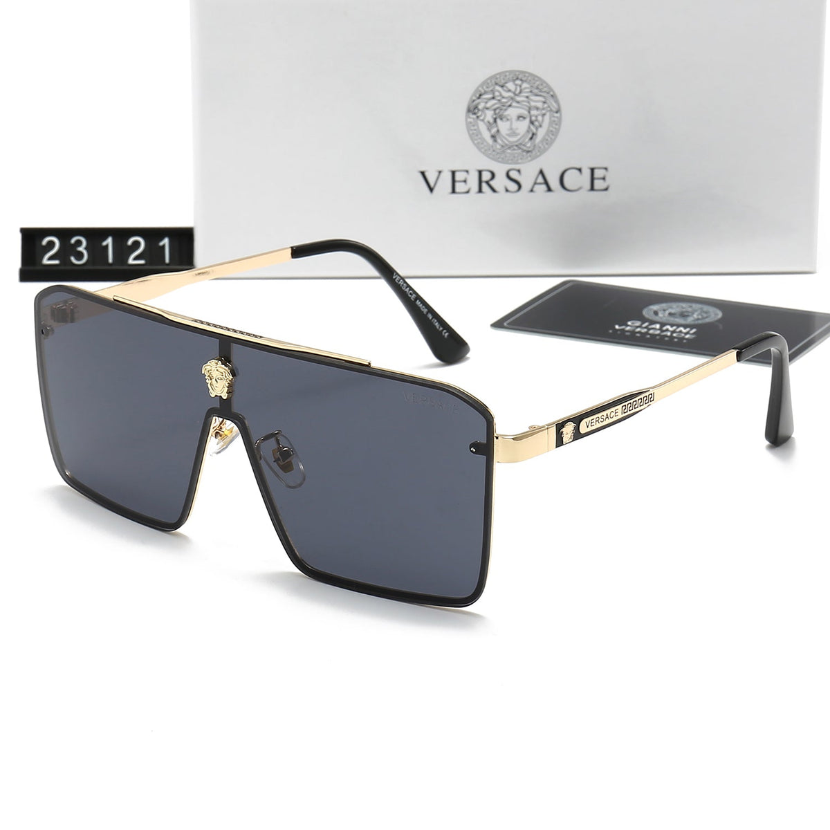 Versace Medusa Polarized Sunglasses | UV400 Designer Eyewear