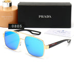 Prada Double Bridge Square Polarized Sunglasses