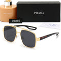 Prada Double Bridge Square Polarized Sunglasses