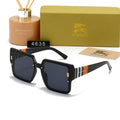 Burberry Check Temple Square Polarized Sunglasses