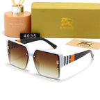 Burberry Check Temple Square Polarized Sunglasses
