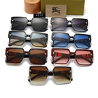 Burberry Check Temple Square Polarized Sunglasses