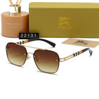 Burberry B Square Navigator Polarized Sunglasses