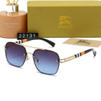 Burberry B Square Navigator Polarized Sunglasses