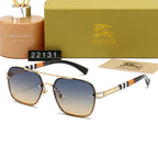 Burberry B Square Navigator Polarized Sunglasses